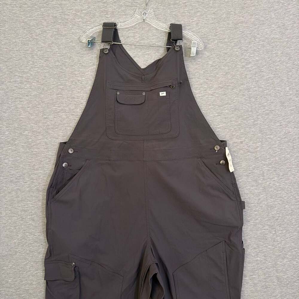 Duluth Trading Co Women’s XXL Reg Gray Nylon Heirloom Gardening Overall Pants